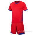 Aangepaste voetbalvoetbal Set set herenvoetbaluniform